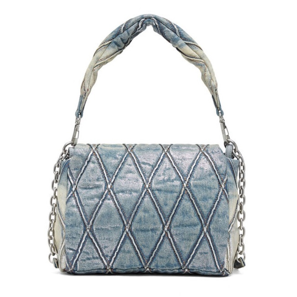 Diesel Charm-D Bag Size M - Denim Light Blue NWT✨ - Picture 2 of 8